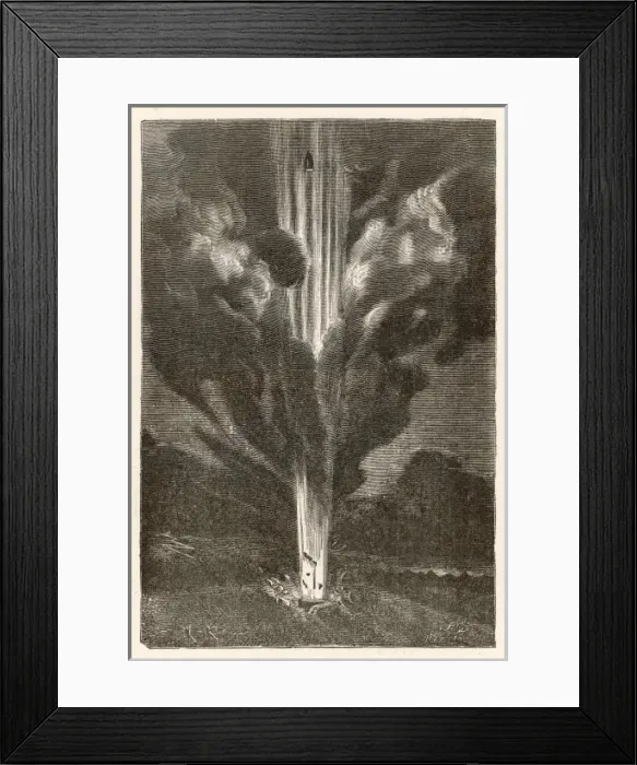 Framed Print : Verne / Earth to the Moon Framed Print : Verne / Earth to the Moon