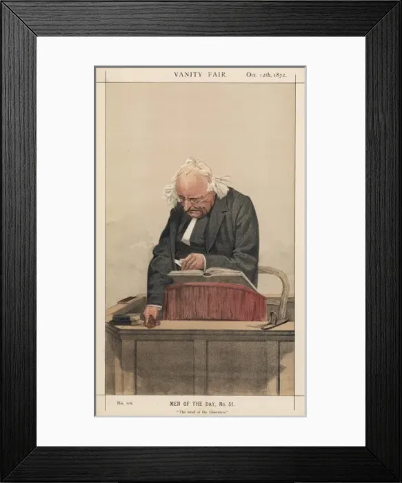 Framed Print : Thomas Binney / Vanityfair Framed Print : Thomas Binney / Vanityfair