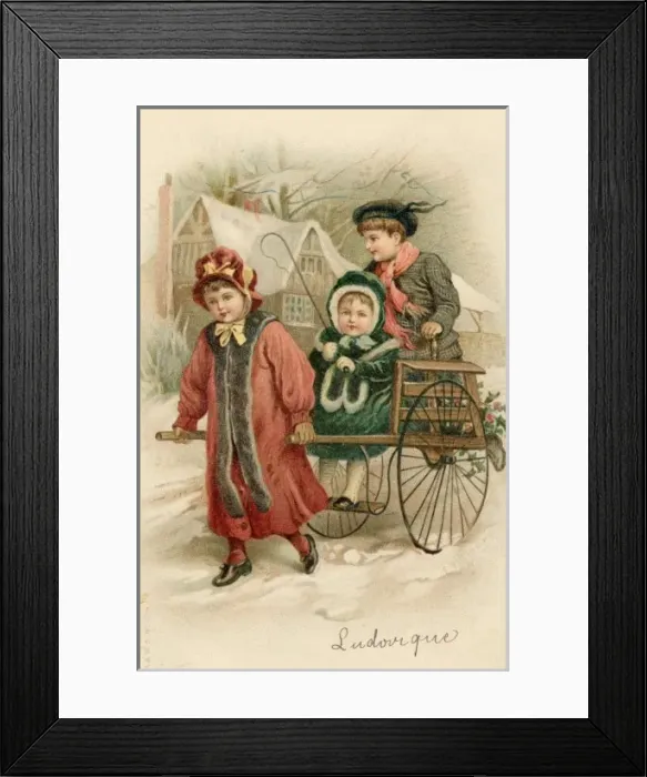 Framed Print : Childrens Cart Framed Print : Childrens Cart