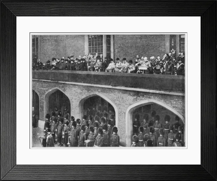 Framed Print : Edward VII Proclaimed Framed Print : Edward VII Proclaimed