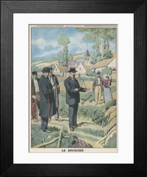 Framed Print : French Dowser Framed Print : French Dowser