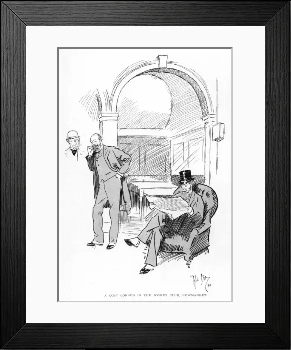 Framed Print : Jockey Club Interior Framed Print : Jockey Club Interior