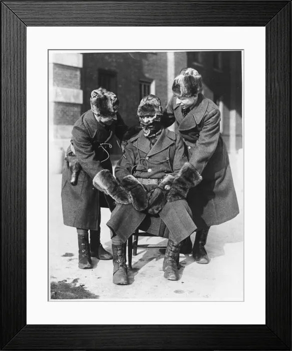 Framed Print : Soldiers in Fur Framed Print : Soldiers in Fur