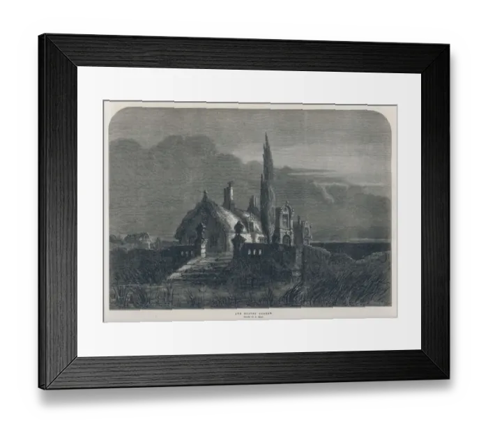 Framed Print : The Moated Grange Framed Print : The Moated Grange