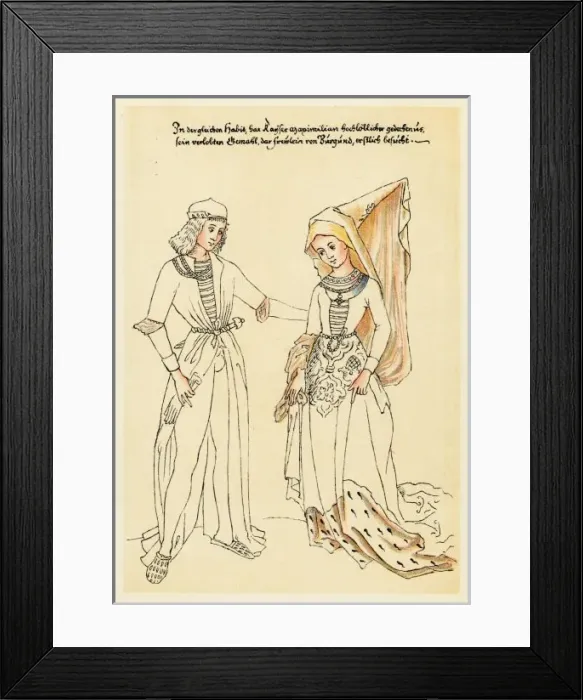 Framed Print : Maximilian I Married / Col Framed Print : Maximilian I Married / Col