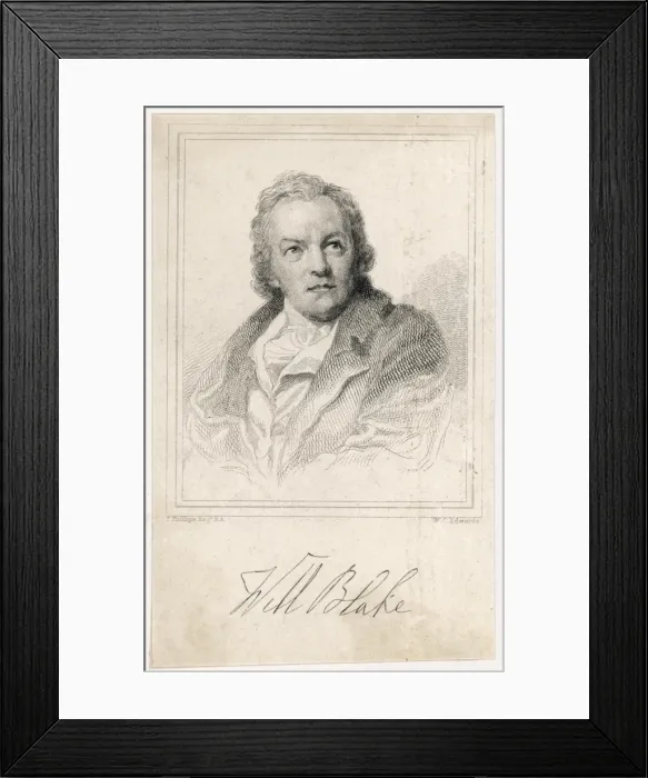 Framed Print : William Blake / Engraving Framed Print : William Blake / Engraving