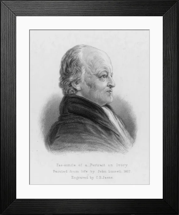 Framed Print : William Blake / Engraving Framed Print : William Blake / Engraving