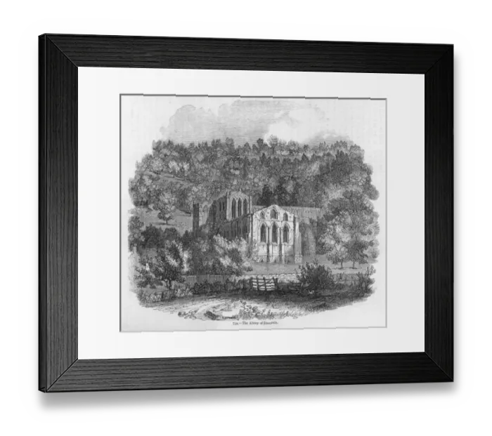 Framed Print : England / Rievaulx Abbey Framed Print : England / Rievaulx Abbey
