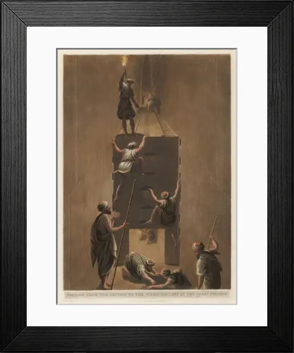 Framed Print : Pyramid Interior Framed Print : Pyramid Interior