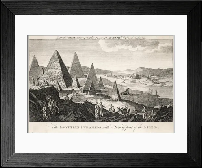 Framed Print : Pyramids by the Nile Framed Print : Pyramids by the Nile