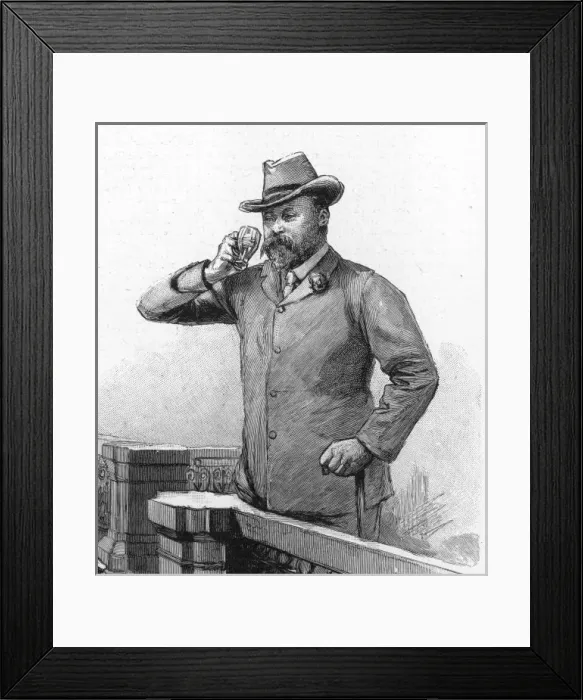 Framed Print : Edward Vii / Graphic 1894 Framed Print : Edward Vii / Graphic 1894