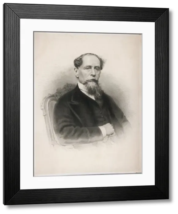 Framed Print : Charles Dickens Framed Print : Charles Dickens
