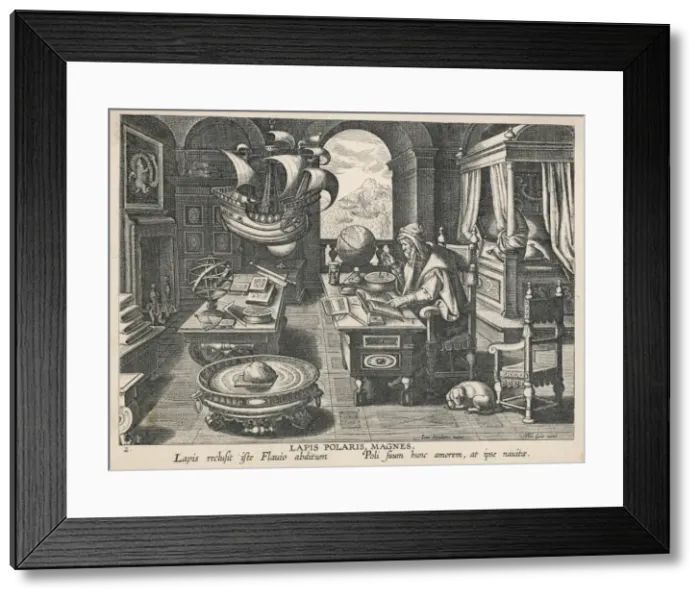 Framed Print : Tracing Magnetic Pole Framed Print : Tracing Magnetic Pole