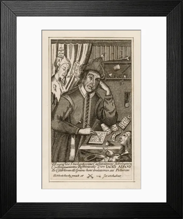 Framed Print : Adams, Astrologer Framed Print : Adams, Astrologer