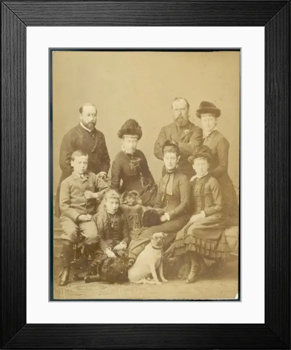 Framed Print : Edward VII in Darmstadt Framed Print : Edward VII in Darmstadt
