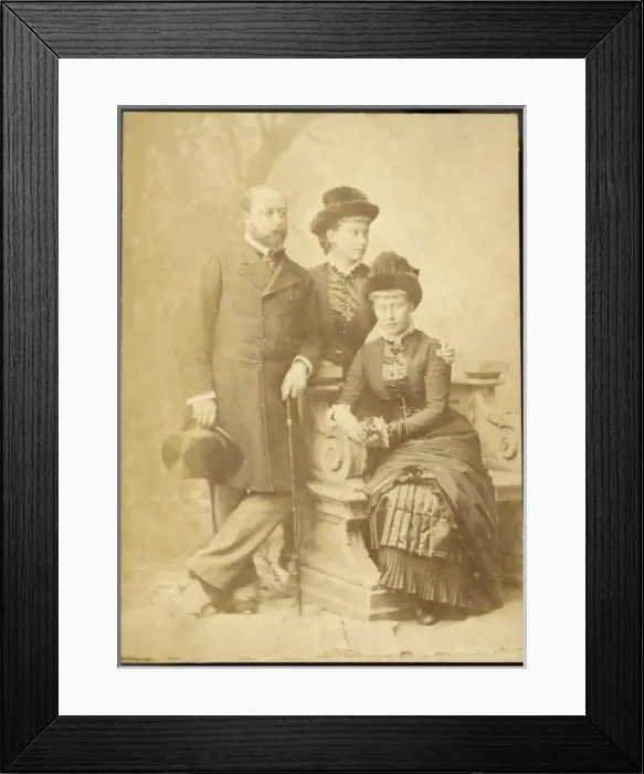 Framed Print : Edward VII in Darmstadt Framed Print : Edward VII in Darmstadt