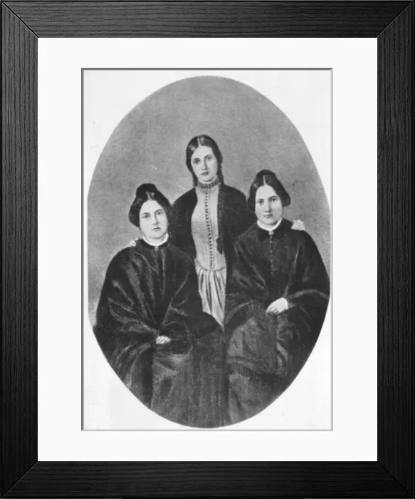 Framed Print : Fox Sisters Framed Print : Fox Sisters