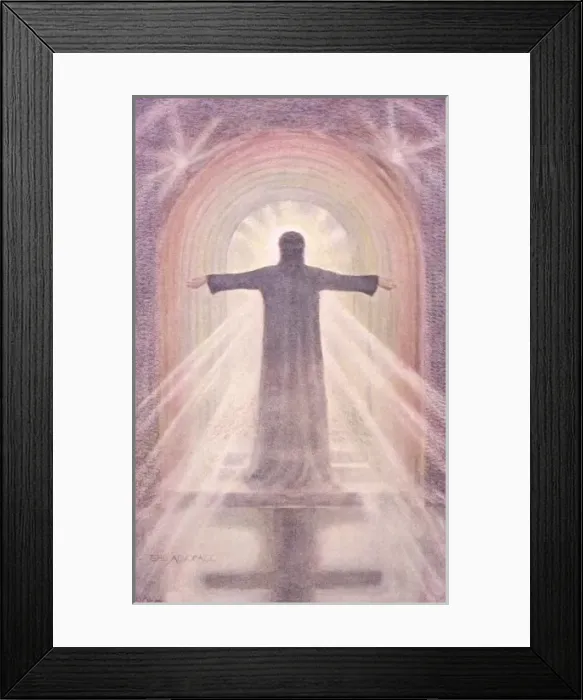 Framed Print : Jesus as Advocate Framed Print : Jesus as Advocate