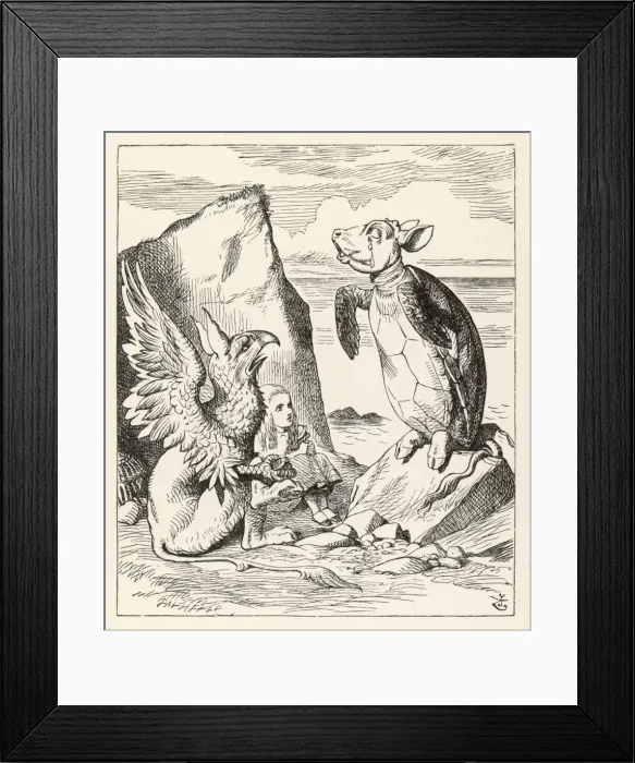 Framed Print : Carroll / Wonderland Framed Print : Carroll / Wonderland