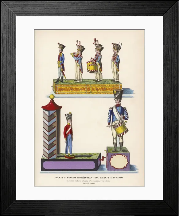 Framed Print : Toy German Soldiers Framed Print : Toy German Soldiers