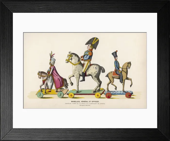 Framed Print : Wooden Toy Soldiers / 1803 Framed Print : Wooden Toy Soldiers / 1803