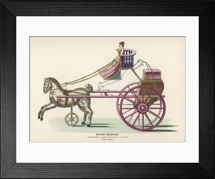 Framed Print : Mechanical Carriage Toy Framed Print : Mechanical Carriage Toy