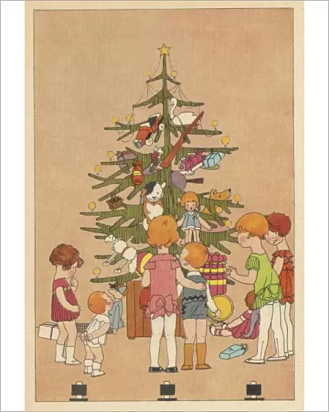 Children Round Tree 1927
