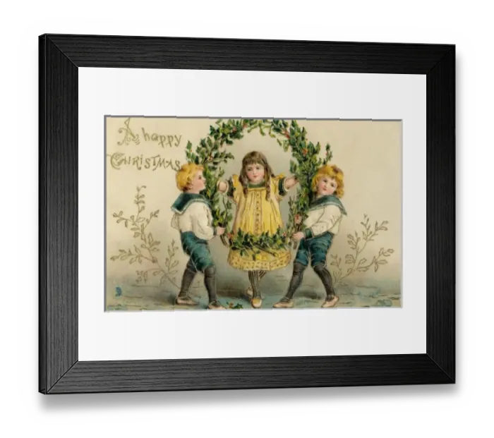 Framed Print : The Holly Wreath Framed Print : The Holly Wreath