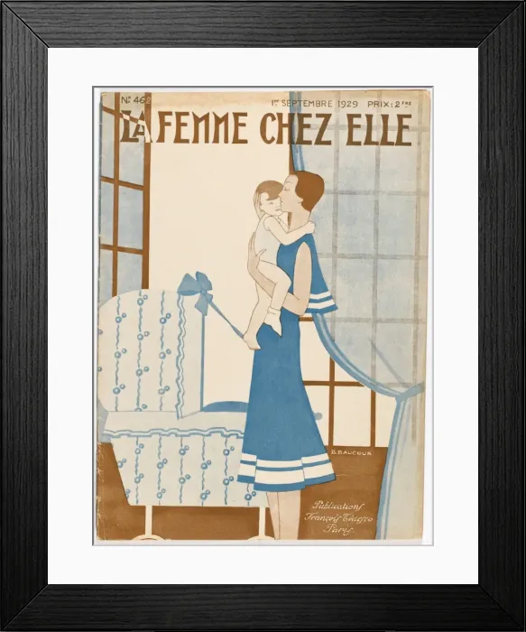 Framed Print : Chez Elle / Ma Holds Baby Framed Print : Chez Elle / Ma Holds Baby