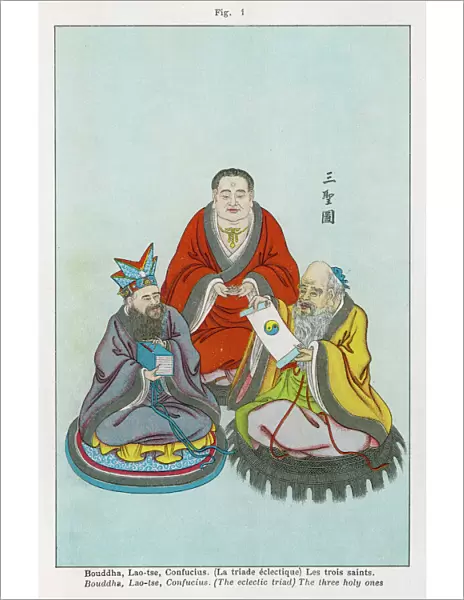 Buddha, Laotzu, Confucius