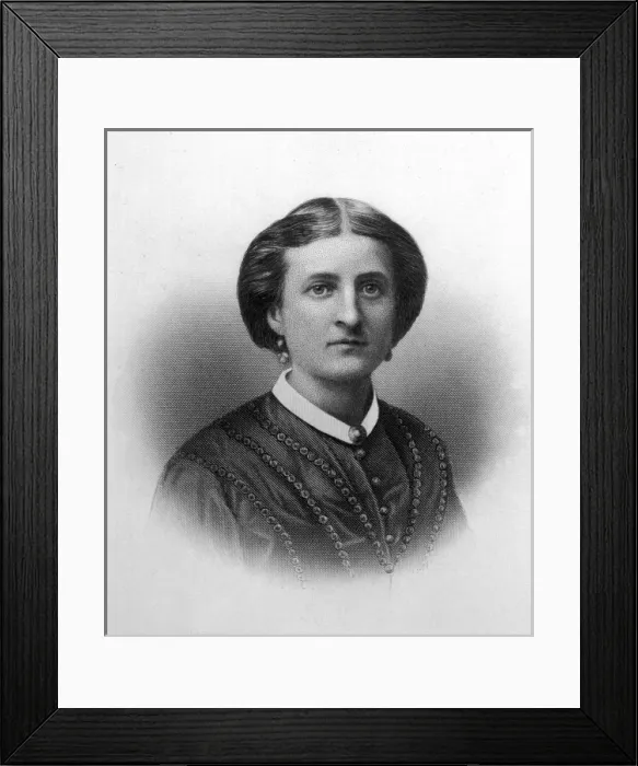 Framed Print : KATE FOX. CATHERINE (KATE). FOX [Mrs Jencken] pioneer spiritualist who