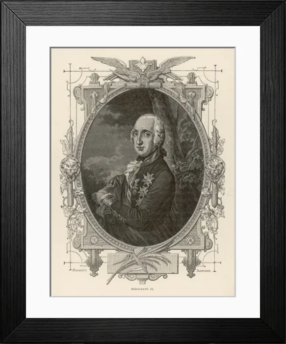 Framed Print : Ferdinand IV of Naples Framed Print : Ferdinand IV of Naples