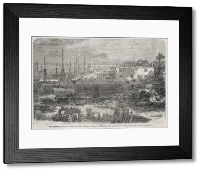 Framed Print : Bahamas / Nassau 1864 Framed Print : Bahamas / Nassau 1864