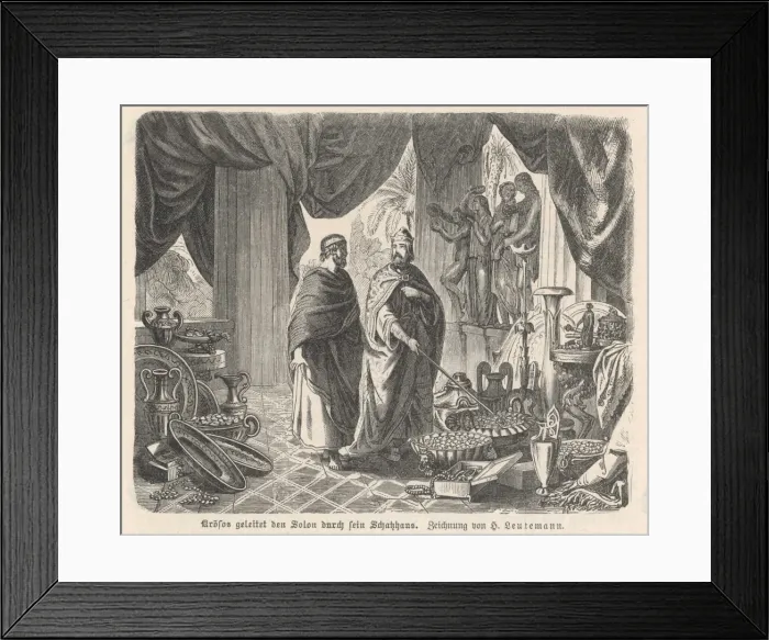 Framed Print : Croesus King of Lydia Framed Print : Croesus King of Lydia