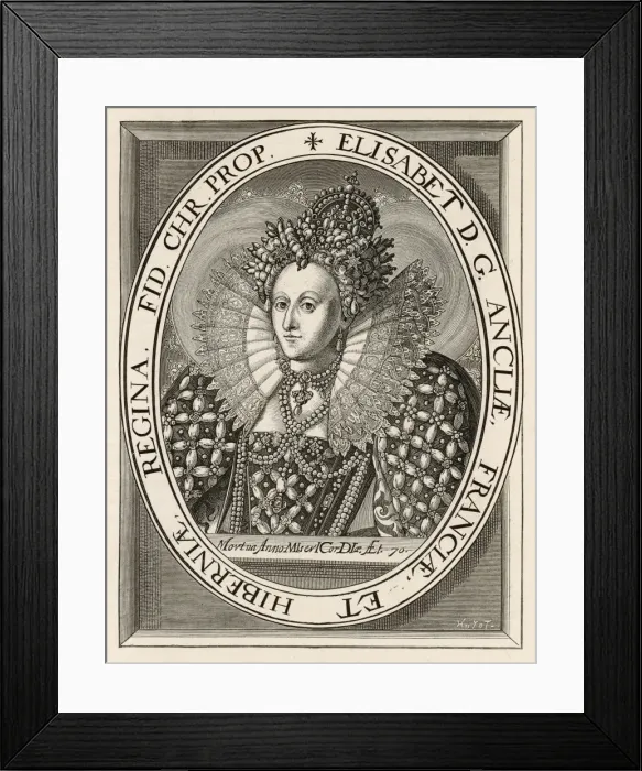 Framed Print : Elizabeth I / Jacobsen Framed Print : Elizabeth I / Jacobsen
