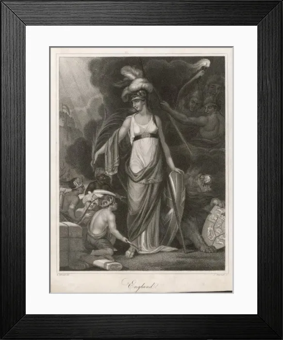 Framed Print : Britannia / Corbould Framed Print : Britannia / Corbould