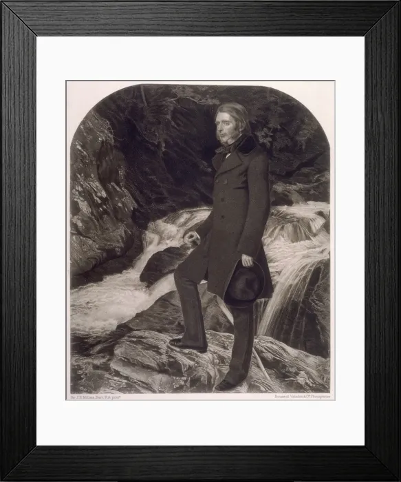 Framed Print : John Ruskin / Millais Framed Print : John Ruskin / Millais