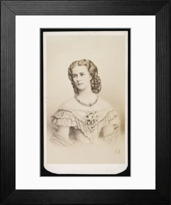 Framed Print : Elizabeth / Austria / Cdv Framed Print : Elizabeth / Austria / Cdv