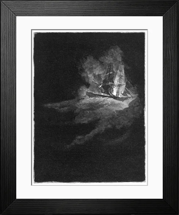 Framed Print : Phantom Burning Ship Framed Print : Phantom Burning Ship