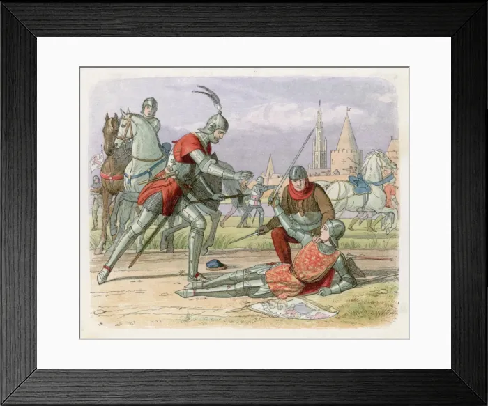Framed Print : Joan of Arc Captured Framed Print : Joan of Arc Captured