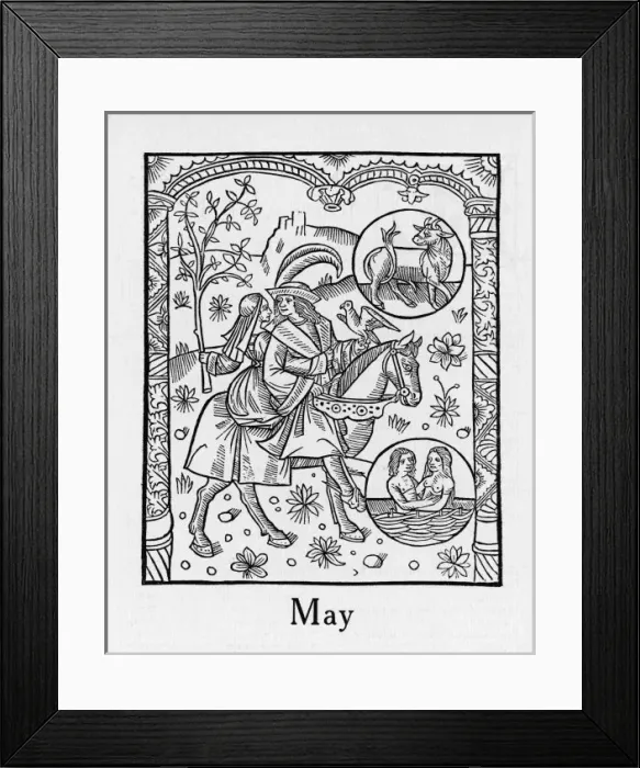 Framed Print : Month / May Framed Print : Month / May