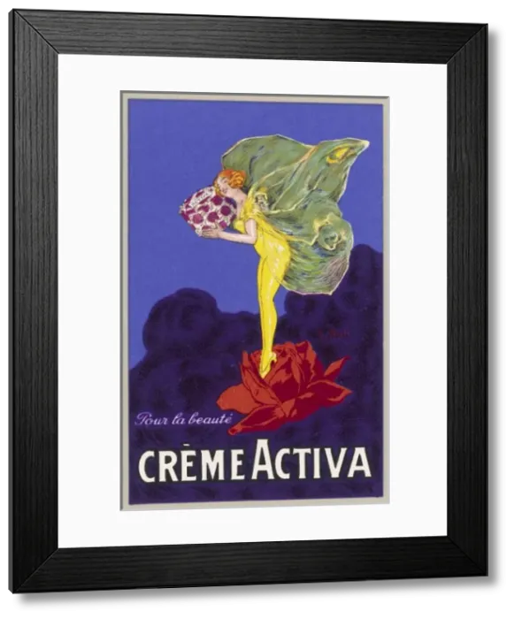 Framed Print : Creme Activa Advert / 1922 Framed Print : Creme Activa Advert / 1922