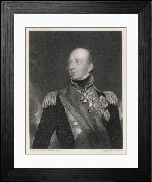 Framed Print : Sir Edward Codrington Framed Print : Sir Edward Codrington