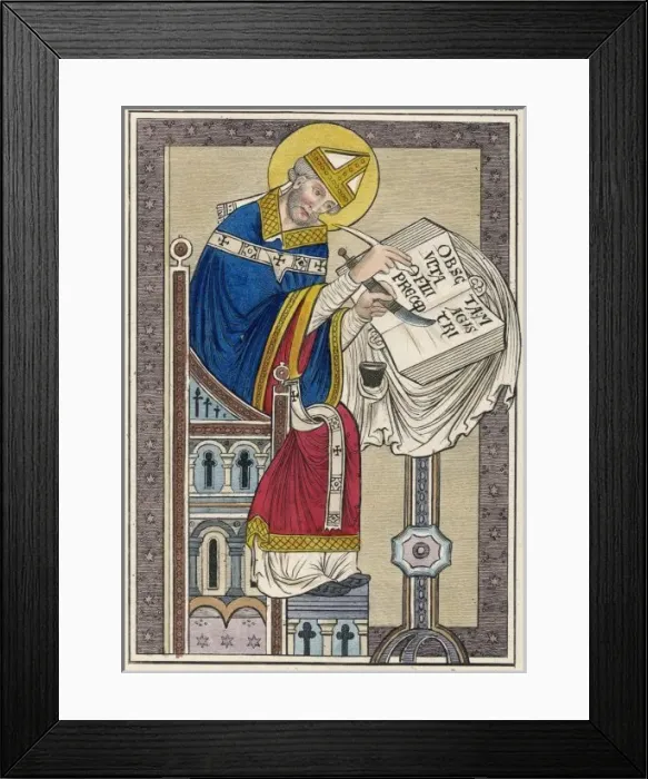 Framed Print : Dunstan / A of Canterbury Framed Print : Dunstan / A of Canterbury