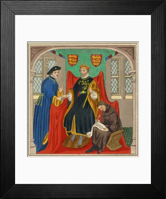 Framed Print : Edward Iii / Strutt Framed Print : Edward Iii / Strutt