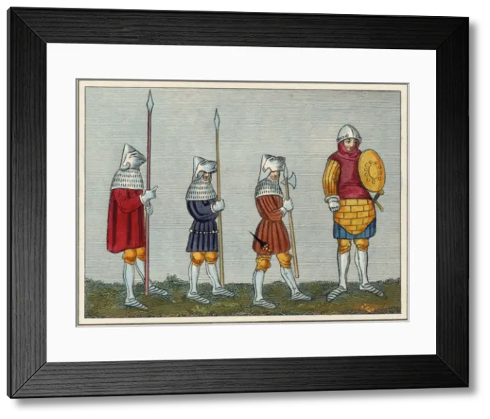 Framed Print : 14th Cent Armour Strutt Framed Print : 14th Cent Armour Strutt
