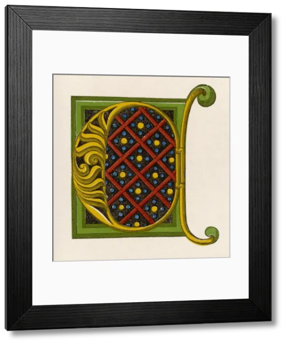Framed Print : Alphabet Letters / Shaw / C Framed Print : Alphabet Letters / Shaw / C
