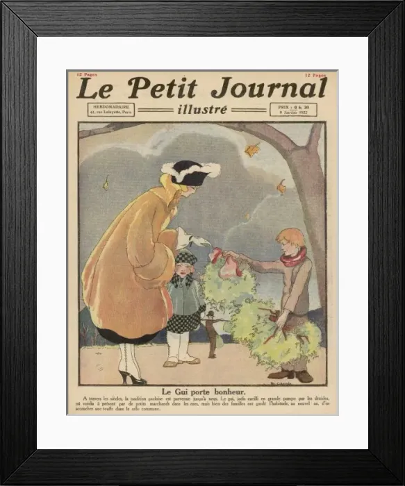 Framed Print : Buying Mistletoe Framed Print : Buying Mistletoe