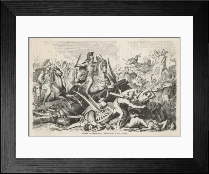Framed Print : Alexander Defeats Darius Framed Print : Alexander Defeats Darius