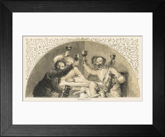 Framed Print : Christmas Drinkers Framed Print : Christmas Drinkers